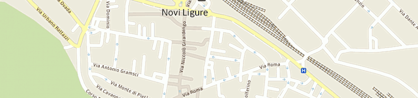 Mappa della impresa erre effe service srl a NOVI LIGURE