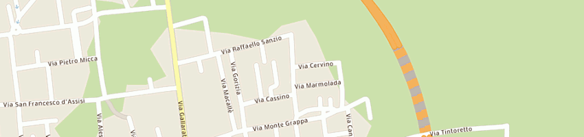 Mappa della impresa rudoni mauro a CASTANO PRIMO