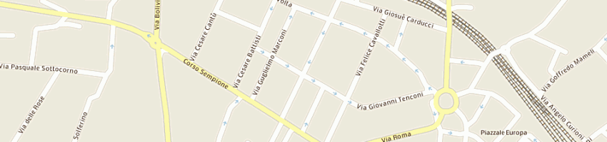 Mappa della impresa corp fin srl a GALLARATE