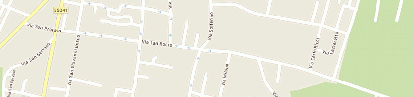 Mappa della impresa radiosa sas di milani celestina e c a SAMARATE
