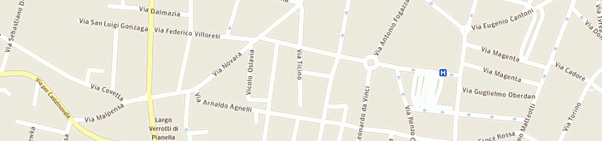 Mappa della impresa bogni claudio a GALLARATE