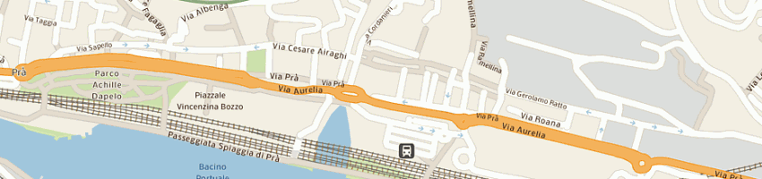 Mappa della impresa gaggero roberto a GENOVA