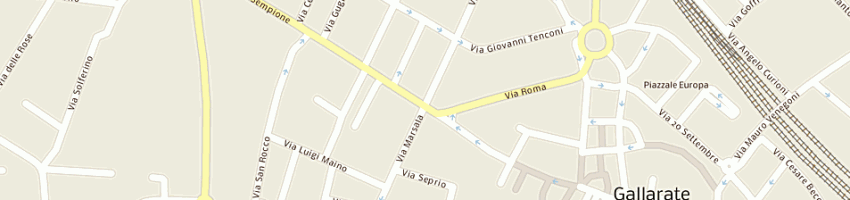 Mappa della impresa abruzzo emanuele a GALLARATE