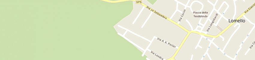 Mappa della impresa asilo corini - magnaghi a LOMELLO