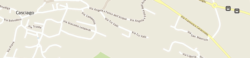 Mappa della impresa studio effe di valente tiziana a CASCIAGO