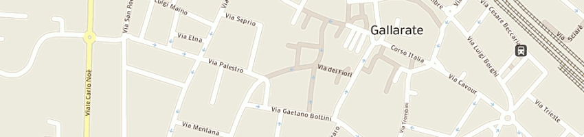 Mappa della impresa circolo culturale gallaratese a GALLARATE