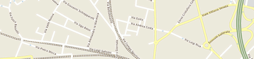 Mappa della impresa il pastaio di colombo italo e c (snc) a GALLARATE