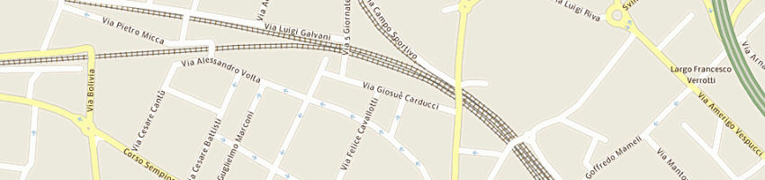 Mappa della impresa gema sas di arconti maurizio e c a GALLARATE