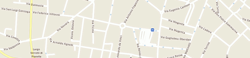 Mappa della impresa damatex srl a VARESE