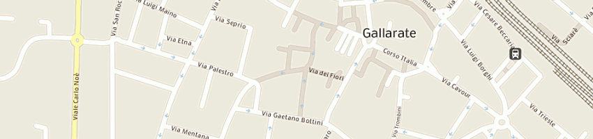 Mappa della impresa creazioni orafe snc a GALLARATE