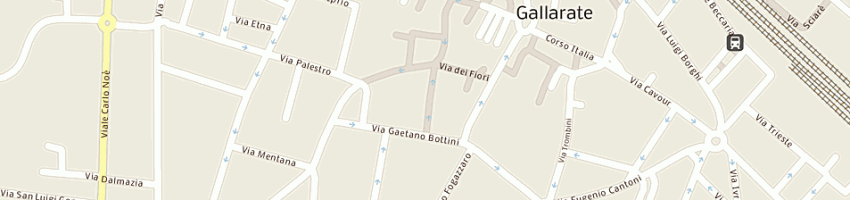 Mappa della impresa adam case immobiliare sas a GALLARATE