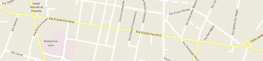 Mappa della impresa confezioni noi di de quattro emanuele e basile anna maria sdf a GALLARATE