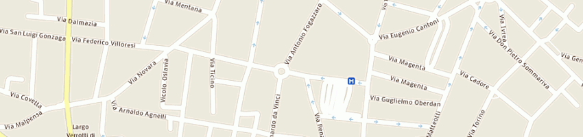 Mappa della impresa studio progel di mazzalovo antonello a GALLARATE