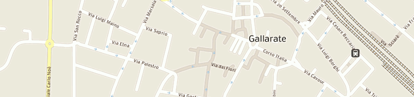 Mappa della impresa pro loco a GALLARATE