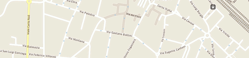 Mappa della impresa rgb sas di stefano gabrielli e c a GALLARATE