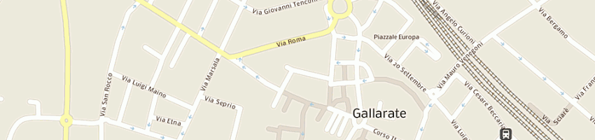 Mappa della impresa antica locanda postporta di festa massimiliano e c - sas a GALLARATE