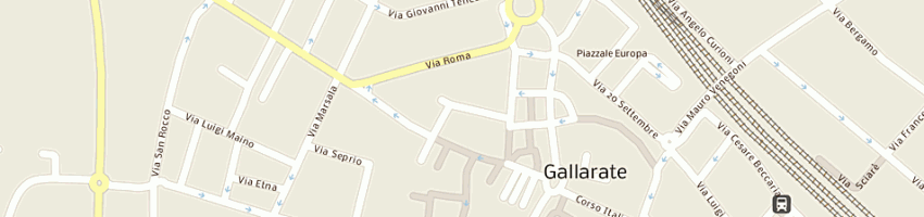 Mappa della impresa tellarini secondo a GALLARATE