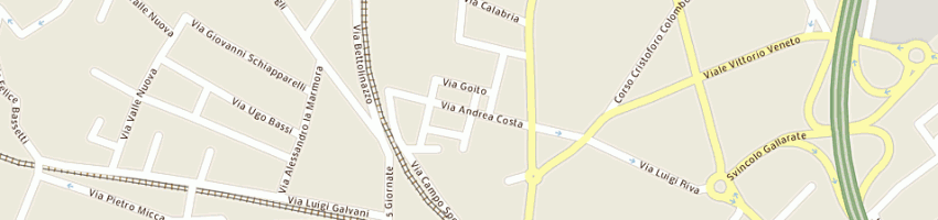 Mappa della impresa autoriparazioni gallaratese di poli e passerini a GALLARATE