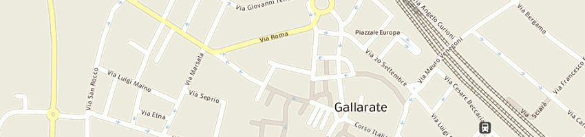 Mappa della impresa l'ultimo buscadero srl a GALLARATE