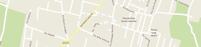 Mappa della impresa v e b elettronica (srl) a SAMARATE