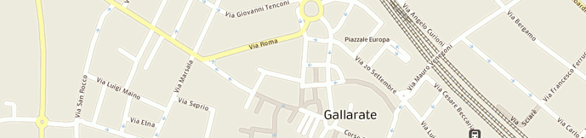 Mappa della impresa athena 2000 sas di zanella filomena a GALLARATE