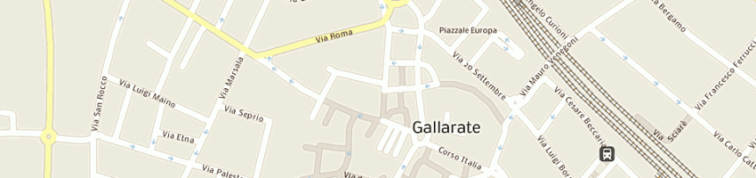 Mappa della impresa n 5 srl a GALLARATE