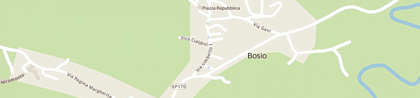 Mappa della impresa parco naturale delle capanne di marcarolo a BOSIO