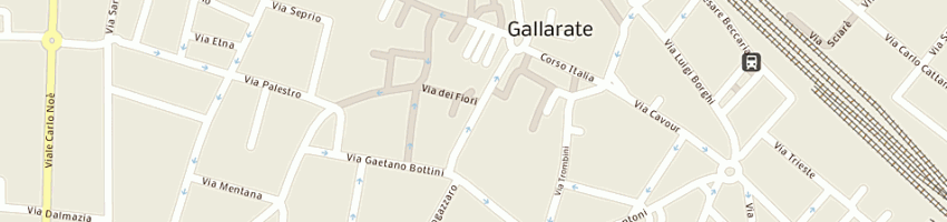 Mappa della impresa minoli snc di bassetti giovanna e marialuisa a GALLARATE