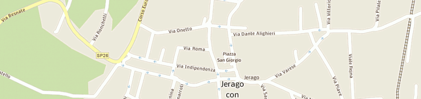 Mappa della impresa l'utensileria (snc) a JERAGO CON ORAGO