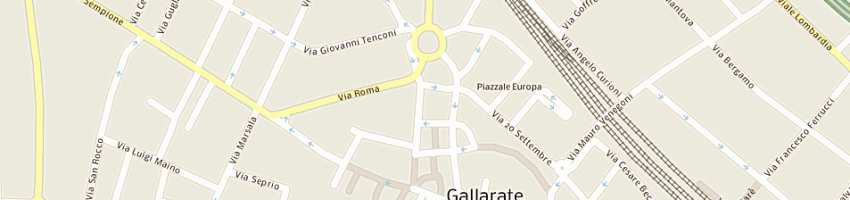 Mappa della impresa informissima sas di la rocca franca maria e c a GALLARATE