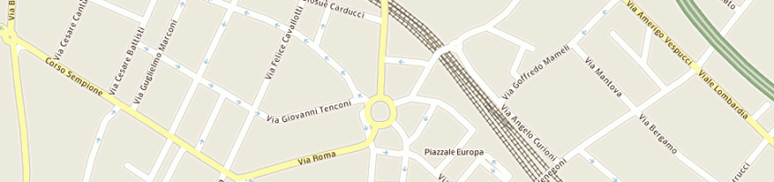 Mappa della impresa brozzi assicurazioni sas di brozzi alessandro e c a GALLARATE