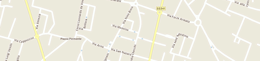 Mappa della impresa l'orafo snc di gorzalini elena e c a GALLARATE