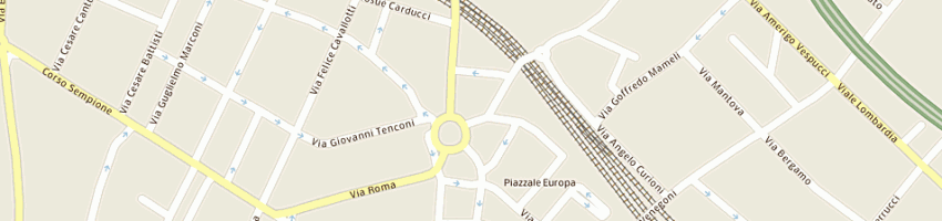 Mappa della impresa agenzia delle entrate a GALLARATE