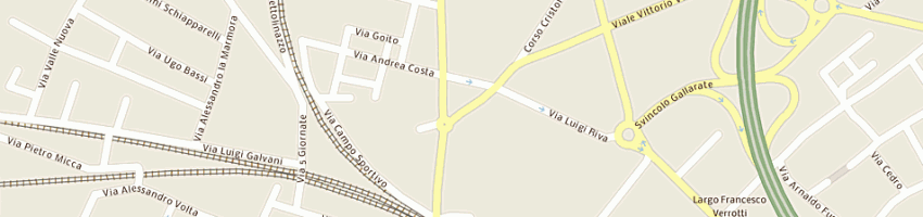 Mappa della impresa non solo sole snc di luciani fulvia e c a GALLARATE