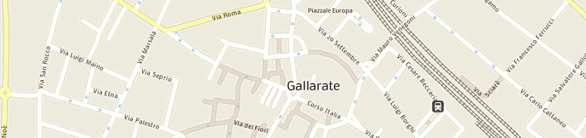 Mappa della impresa banca popolare commercio e industra spa a GALLARATE