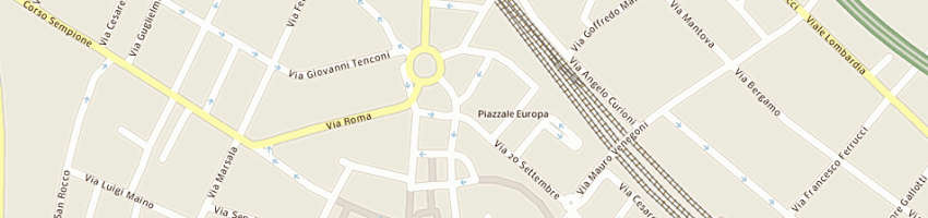 Mappa della impresa linea diretta soc coop a GALLARATE