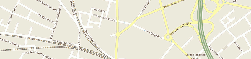 Mappa della impresa siclo - sas di mazzucchelli manuela e c a GALLARATE