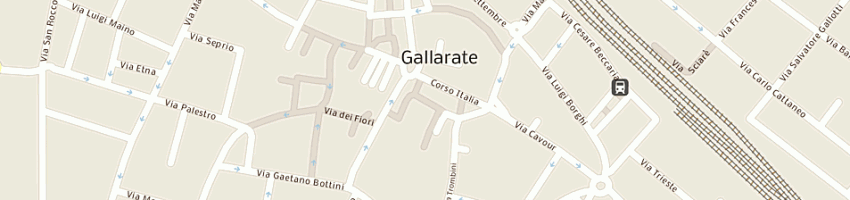 Mappa della impresa alberti fabrizio a GALLARATE