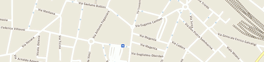 Mappa della impresa lavanderia iris sas a GALLARATE