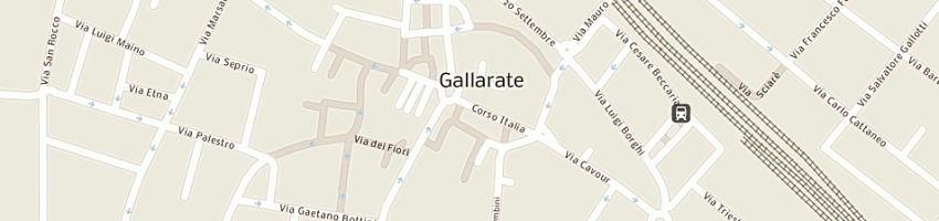 Mappa della impresa sacco antonio a GALLARATE