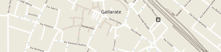 Mappa della impresa garzonio rina a GALLARATE