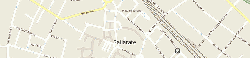 Mappa della impresa immobiliare borse di andreini cornelio e c sas a GALLARATE