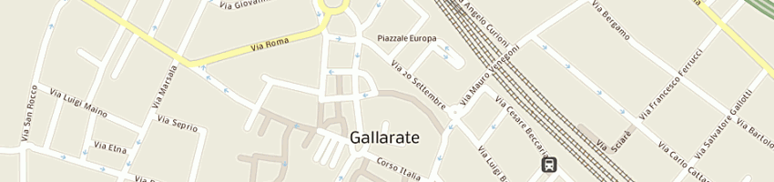 Mappa della impresa prima io di mauri donatella a GALLARATE