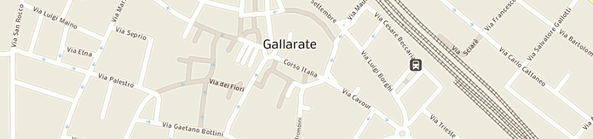 Mappa della impresa at information technolgy a GALLARATE