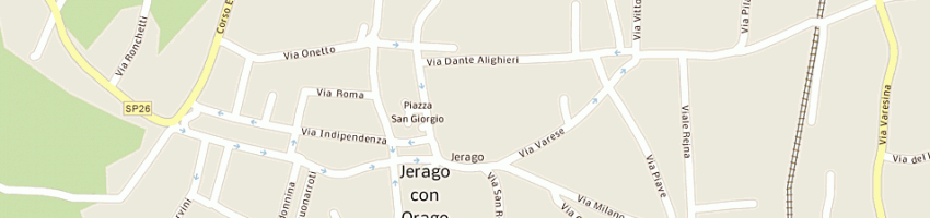 Mappa della impresa sortino salvatore a JERAGO CON ORAGO