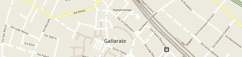 Mappa della impresa unicredit banca spa a GALLARATE