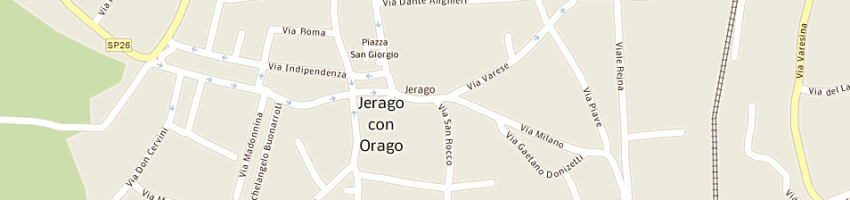 Mappa della impresa web factory-rustighini ilario di re a JERAGO CON ORAGO