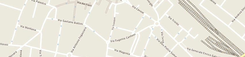 Mappa della impresa istituto canossiane via poma 1 gallarate a GALLARATE
