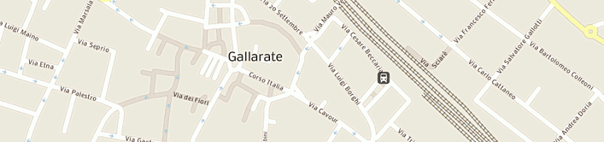 Mappa della impresa bossi marina a GALLARATE