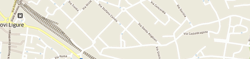 Mappa della impresa panificio delucca di tacchino maurizio e fanin cristina snc a NOVI LIGURE